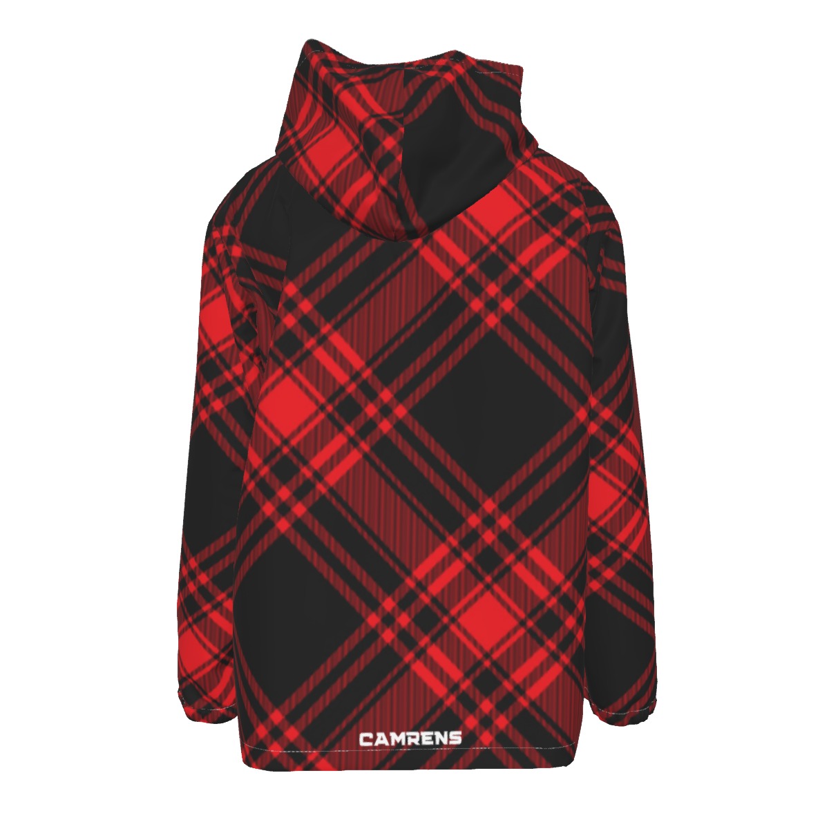 Zip-Up Wind Resistant Original Red Hoodie