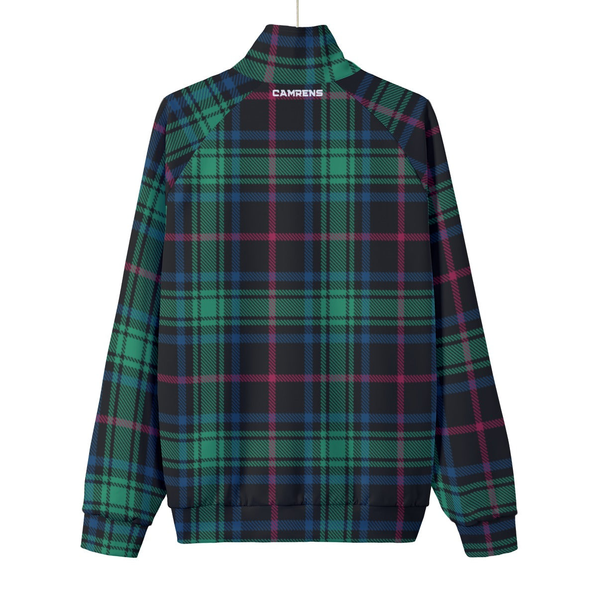 Zip-Up Lining Collar Jacket